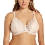 Leading Lady Women's Plus-Size Padded Lace Underwire Bra, Nude, 36F
