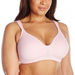 Leading Lady Women's Plus-Size Wireless Padded T-Shirt Bra, Core Pink, 40B