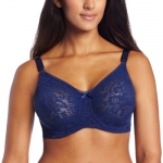 Bali Women's Lace n Smooth Underwire Bra, In The Navy,34C