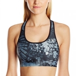 Champion Women's Absolute Sports Bra with SmoothTec Band, Black Wingspan/Black, X-Small