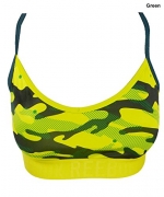 New Reebok- Ladies Work Out Ready Sports Bra Green Size Extra Small