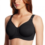 Playtex Women's Play Outgoer Underwire Lightly Lined Sportsbra, Black, Large