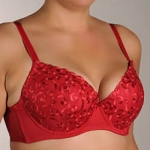 Valmont Molded Lift Underwire Bra 1802 (34B, Red)