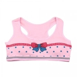 Tonsee Lovely Bra Girls Printing Underwear Bra (Pink)