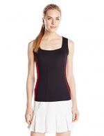 Bolle Women's Heat Wave Square Neck Tank Top, Small, Black