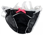 Victoria's Secret Sexy Little Things See Through Bikini Side Tie Panty Fr Maid Small