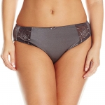 Elomi Women's Caitlyn Brief, Anthracite, Large/14