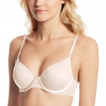 Barely There Women's Simply The One Underwire Bra, Natural Beige/Whisper White, 34C