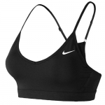 Nike Womens Pro Indy Sports Bra Black/White 620273-010 Size Small