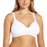 Leading Lady Women's Plus Size Wireless Padded T-Shirt Bra, White, 38  B