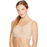 Champion Double Dry Distance Underwire Bra Womens 34/36 Cd Bra Size, Soft Taupe