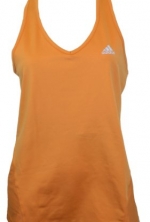 Adidas Womens Sports Tank Top Orange L
