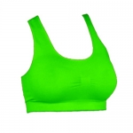 Pullover Lightweight Moderate Support Workout Exercise Yoga Sports Bra (Small, Neon Green)