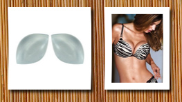 Iveno Bra silicone shaping inserts breast enlargement enhancers pads bra gel push-up chicken cutlets fake boobs