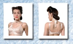 What Katie Did 1940s vintage peach bullet bra
