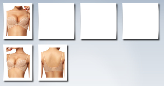 Aimer women's v neck uplift seamless camisole back racerback satin bra b75 nude