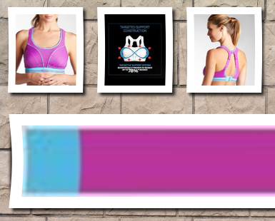 Shock Absorber infinity sports bra (b5044) /purple/turquoise