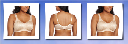 Playtex women's cross your heart lined side shaping soft cup, nude