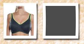 Freya women's underwire sports bra, charcoal,