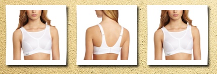 Glamorise women's no bounce full support sport bra,white,