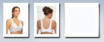 Glamorise women's active comfort wrap sport bra,white,38 b/c