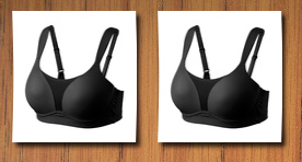 Moving Comfort women's luna bra (black, )