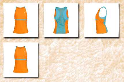 Wilson women`s up a set tennis tank tuscan orange xlarge orange