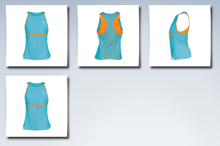 Wilson women`s up a set tennis tank oceana xsmall blue