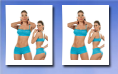 Zoogster Lingerie sexy turquoise blue lace tank crop top bra and panties set extra large